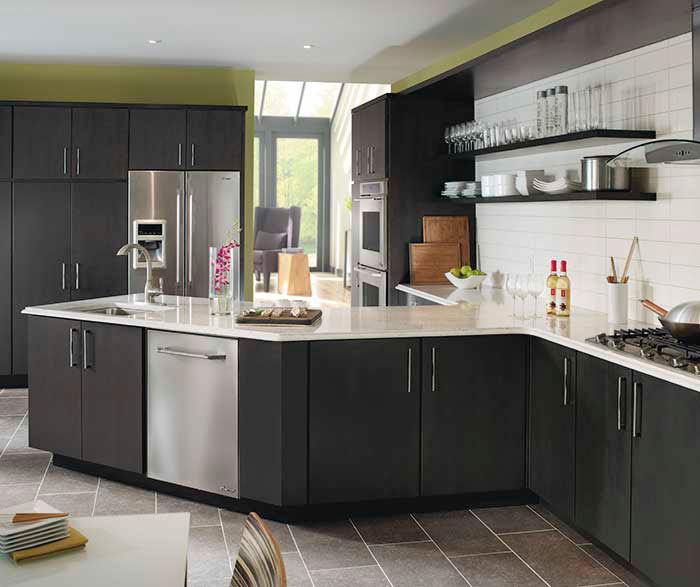 Dark Gray Kitchen Cabinets
