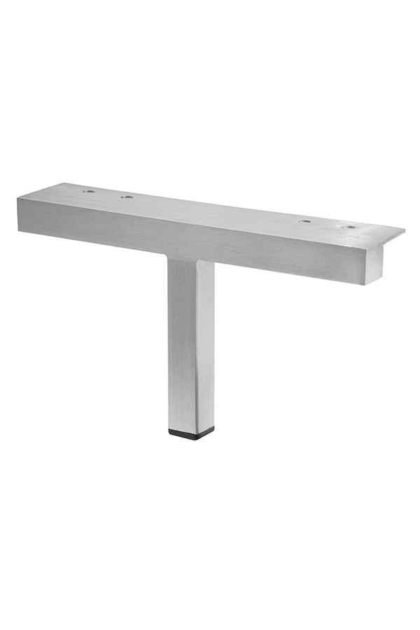 Angled Foot in Brushed Nickel Kemper