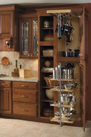 Utility Storage Cabinet With Pantry Pullout Kemper
