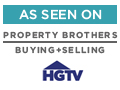 As Seen On Property Brothers: Buying + Selling badge