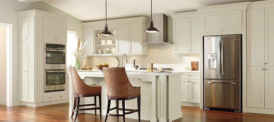 Distinctive Semi Custom Cabinets Fine Cabinetry Kemper Cotter Maple Coconut Troxel And Taro Laminate Kitchen Cabinets
