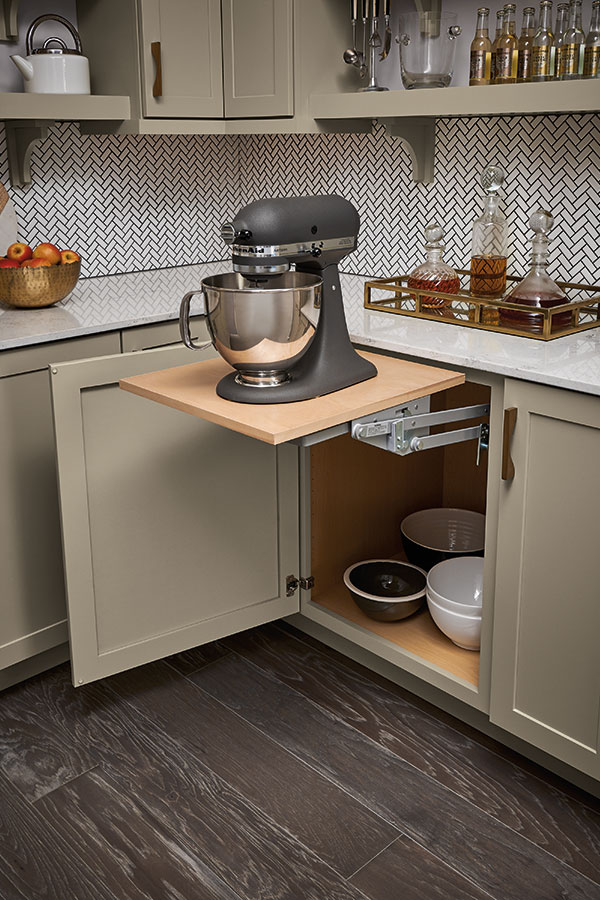 Kitchen Aid Cabinets With Popup Mixer Shelf: Eclectic Kitchen Aid Storage  That Will Fit In A Cabinet With A Drawer …