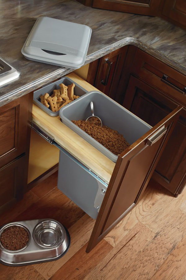 Base Wastebasket Cabinet Full Height With Lid Kemper