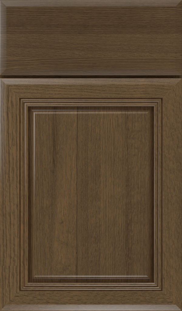 Morel Stain on Quartersawn Oak Kemper