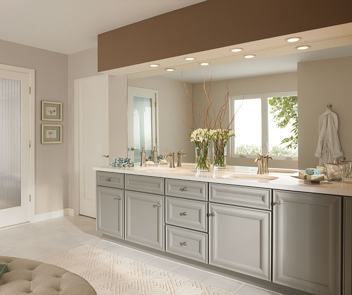 Gray Bathroom Cabinets Kemper Cabinets