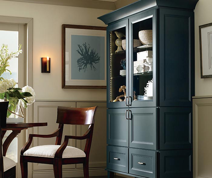 dining room storage cabinet - kemper cabinets