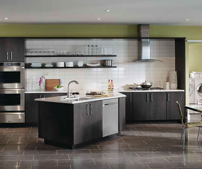 Dark Gray Kitchen Cabinets - Kemper Cabinetry