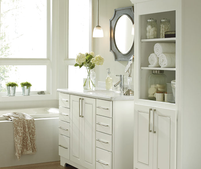 white bathroom cabinets pictures
