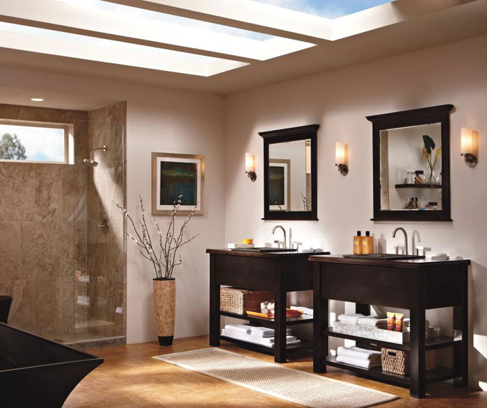 Contemporary bathroom vanities by Kemper Cabinetry