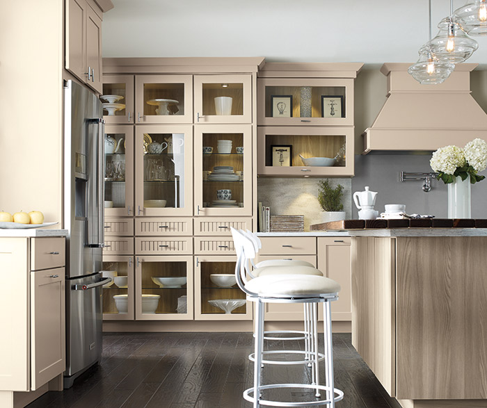 Transitional Kitchen with Beige Cabinets - Kemper