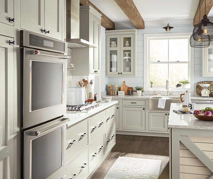 Coconut Cabinet Paint on Maple - Kemper Cabinetry