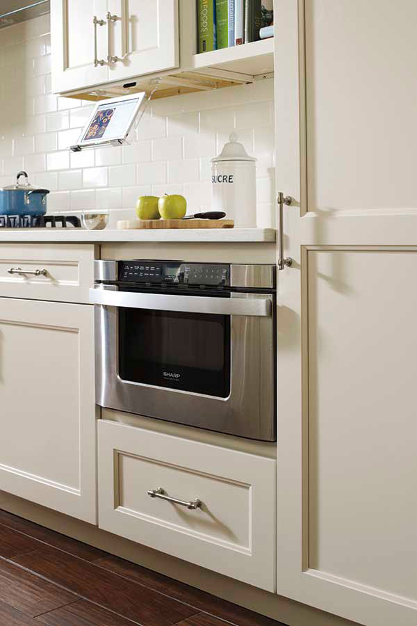 Base Built-In Microwave Cabinet - Kemper Cabinetry