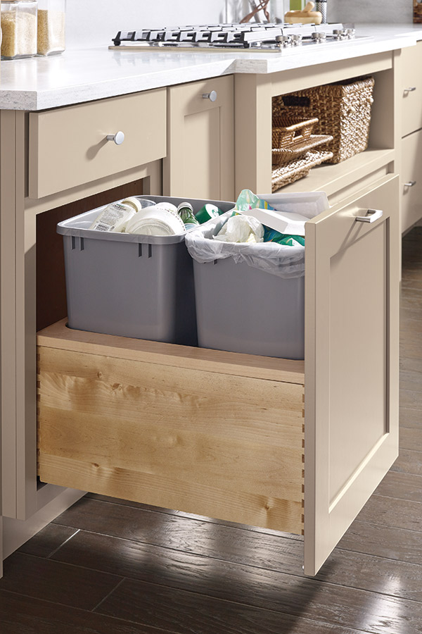 Over Cabinet Waste Basket Storage Baskets Waste Basket Interdesign