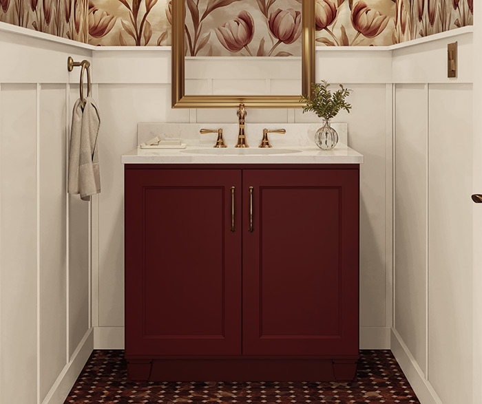 Right Height Vanities Thirty Four and One Half Inches High
